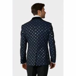 OppoSuits Navy Blue With Gold Dots Mens Christmas Tuxedo Suits & Blazers 13 OppoSuits Navy Blue With Gold Dots Mens Christmas Tuxedo Suits & Blazers