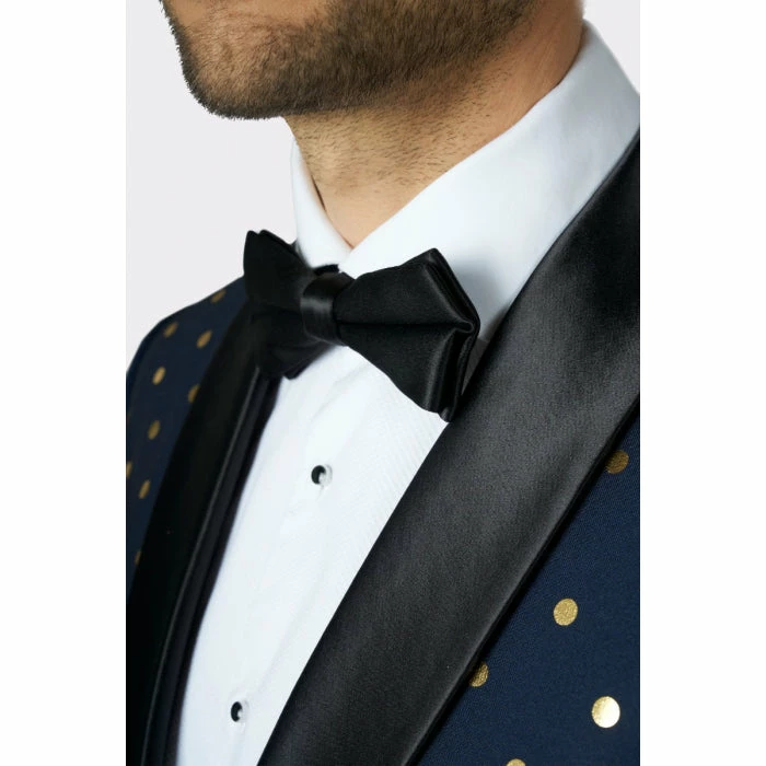 OppoSuits Navy Blue With Gold Dots Mens Christmas Tuxedo Suits & Blazers 9 OppoSuits Navy Blue With Gold Dots Mens Christmas Tuxedo Suits & Blazers