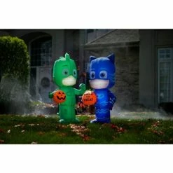 Gemmy PJ Masks, Gekko Airblown Outdoor Halloween Yard Decor