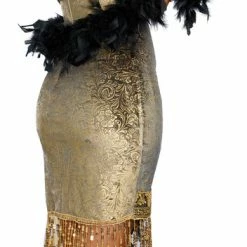 Dreamgirl Women's Golden Girl 20s Flapper Dress Costume & HeadPiece Costumes