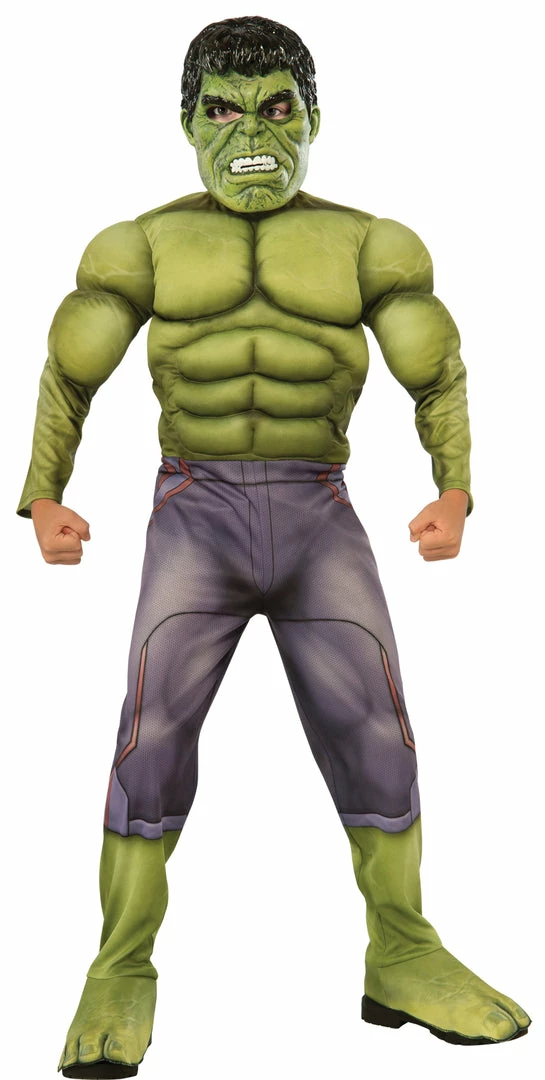 Rubie's Costumes Boy's Deluxe Muscle Chest Hulk Costume 3 Rubie's Costumes Boy's Deluxe Muscle Chest Hulk Costume