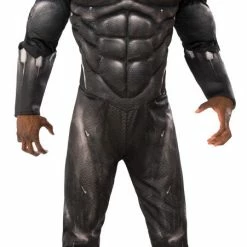 Rubie's Men's Deluxe Muscle Black Panther Costume