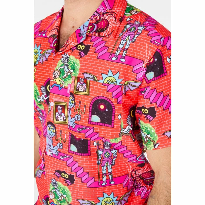 OppoSuits Sci-Fi Costumes Rick & Morty Summer Shirt And Shorts Men's Combo 7 OppoSuits Sci-Fi Costumes Rick & Morty Summer Shirt And Shorts Men's Combo