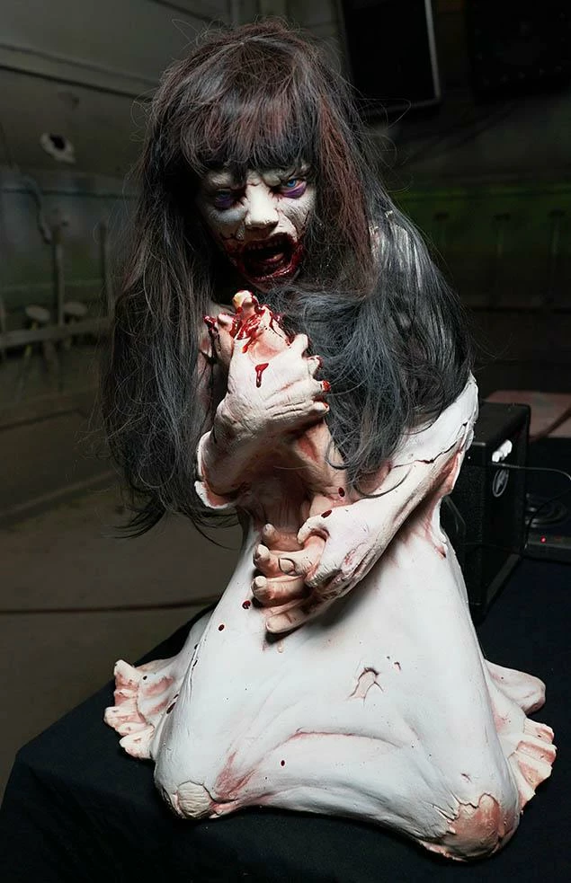 Distortions Decorations & Props Spitting Debbie Animated Spitting Water Spray Life Sized Child Prop 5 Distortions Decorations & Props Spitting Debbie Animated Spitting Water Spray Life Sized Child Prop