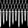 Gemmy LED Shooting Star Icicle Lights 10-Count Decorations & Props