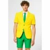 OppoSuits Green And Yellow Australian Summer Men's Short Suit