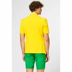 OppoSuits Green And Yellow Australian Summer Men's Short Suit 7 OppoSuits Green And Yellow Australian Summer Men's Short Suit