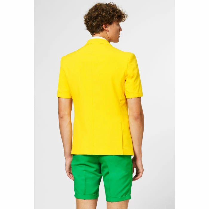 OppoSuits Green And Yellow Australian Summer Men's Short Suit 5 OppoSuits Green And Yellow Australian Summer Men's Short Suit