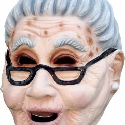 Ghoulish Grandma Latex Mask Masks