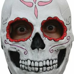 Ghoulish Masks Catrina Skull Latex Mask Day Of The Dead