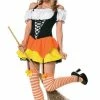 Leg Avenue Costumes Women's Sexy Kandy Korn Witch Costume 1 Leg Avenue Costumes Women's Sexy Kandy Korn Witch Costume