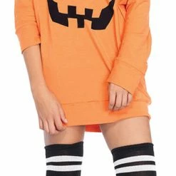 Leg Avenue Women's Pumpkin Jersey Dress Costumes