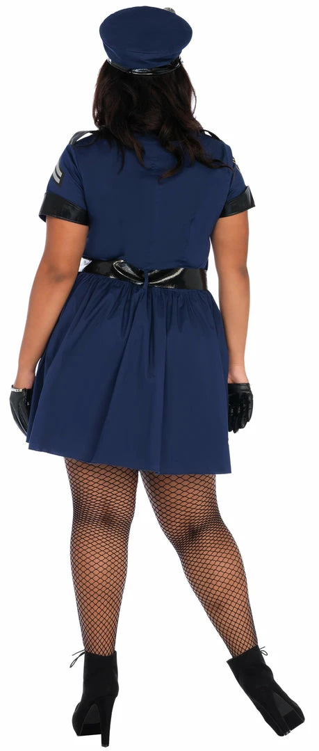 Leg Avenue Women's Plus Size Flirty Cop Costume 4 Leg Avenue Women's Plus Size Flirty Cop Costume