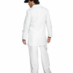 Dreamgirl Men's White Pinstripe Zoot Suit Adult Costume Costumes